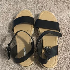 Black Strappy Sandals
